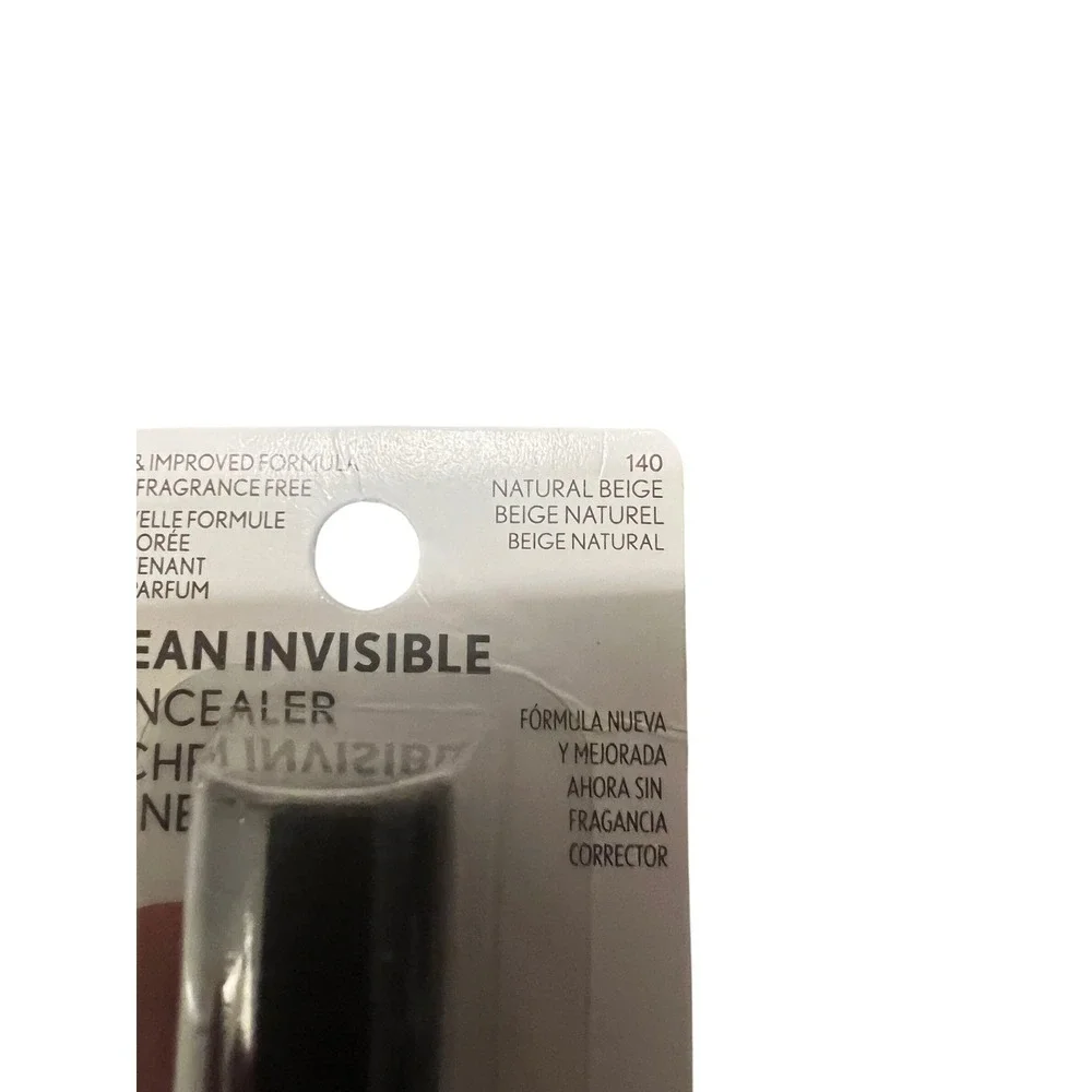 CoverGirl‎ Clean Invisible Concealer 140 Natural Beige Vegan 0.23oz New